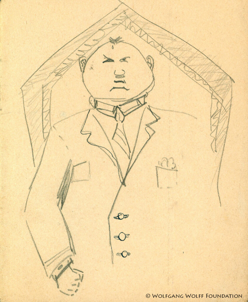 Irritated businessman